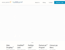 Tablet Screenshot of access-genetics.com